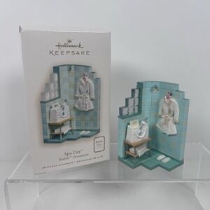 Barbie Spa Day 2007 Hallmark Keepsake Christmas Ornament Collectible